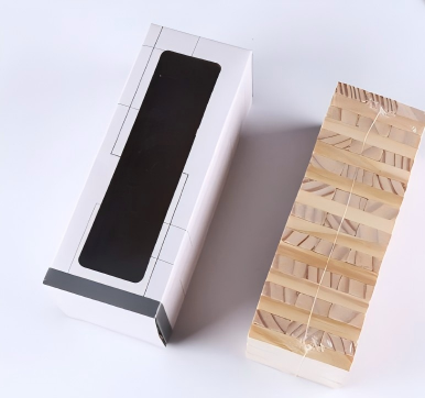 Party Games Indoor - ElegantMahj Timber Tower houten blokkenstapelspel -