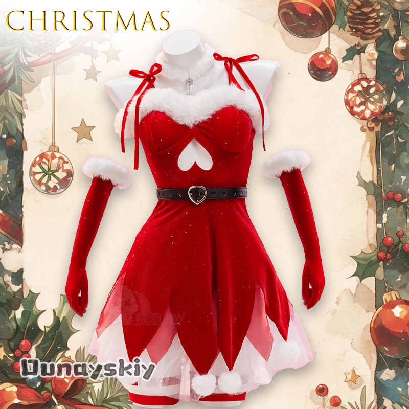 Party Games Online Free - AOriginal Rode Kerst Elf Fluwelen Strapless