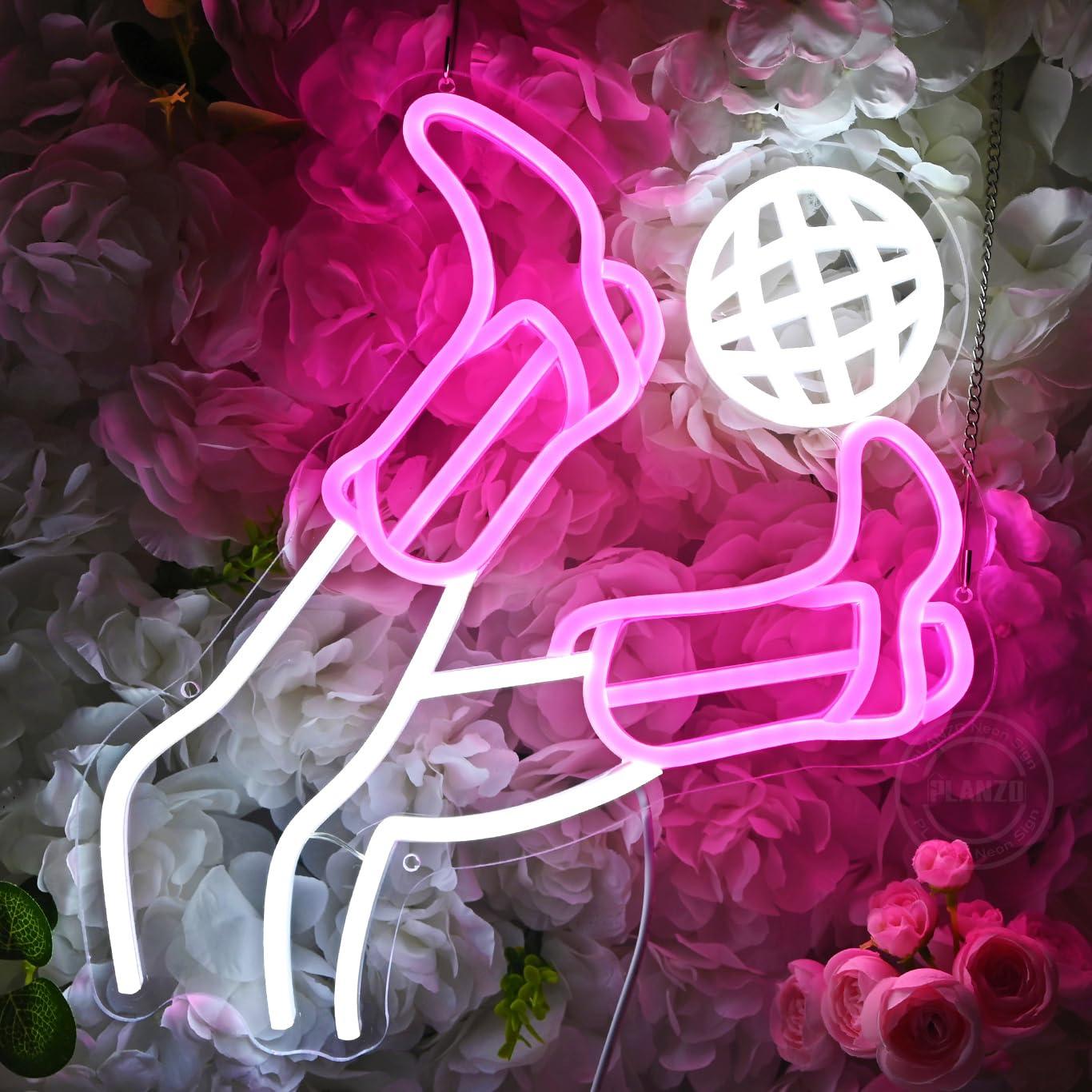 Party Games Girls Night - Dimbare LED neonverlichting met western cowgirl