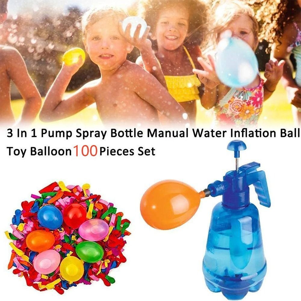 Party Games Bomb - Draagbare Lucht Waterbom Ballonpomp Met Ballonnen