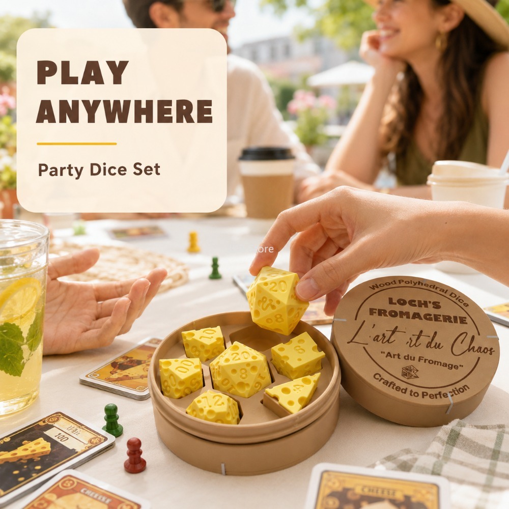Kaasvorm dobbelstenendoos orna - Party Games Classic recensie en prijs