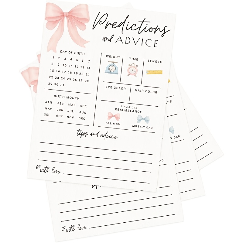 20 stuks babyvoorspellings- en - Party Games Baby Shower recensie en prijs