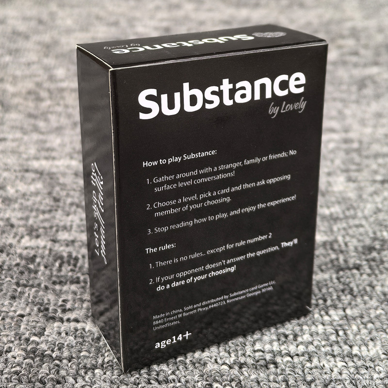 Substance by Lovely English Ed - Party Games Meaning recensie en prijs