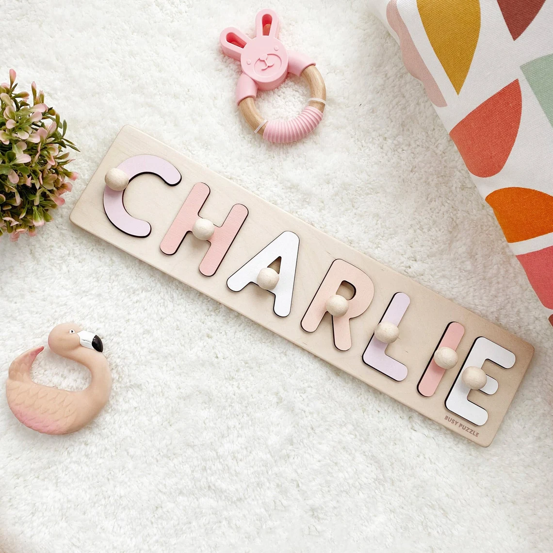 Gepersonaliseerde naampuzzel m - Party Games Baby Shower recensie en prijs