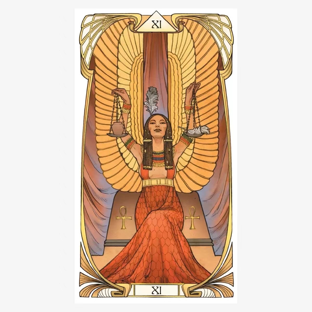 Egyptische Art Nouveau Tarot K - Party Games Meaning recensie en prijs